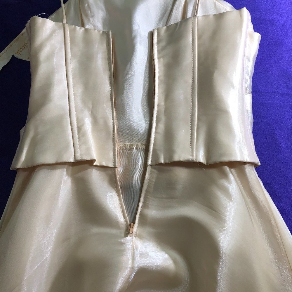 NWT  📌Eureka USA Stunning Chiffon Ball - Formal - Bridesmaid - Prom  GOWN - Picture 8 of 16